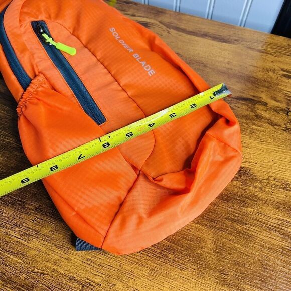 Soldier Blade Waterproof Sling Shoulder Bag Backpack Adjustable Strap Orange - Picture 6 of 7